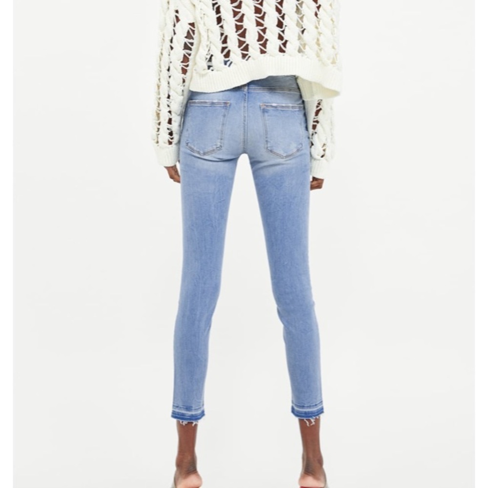 Zara premium crown blue skinny jeans - Picture 3 of 5